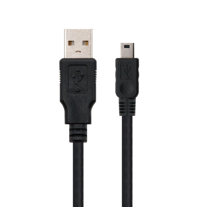 Nanocable Cable USB 2.0 Negro, USB A Macho a Mini USB Macho de 0,5 m Nanocable Cable USB 2.0 Negro, USB A Macho a Mini USB Macho de 0,5 m